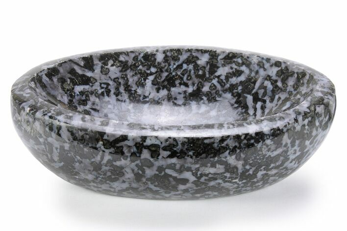 Polished, Indigo Gabbro Bowl - Madagascar #244576